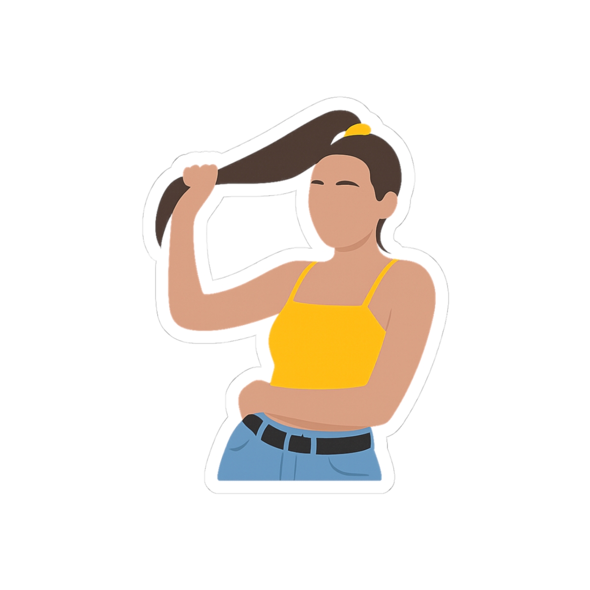 Emma Chamberlain Minimalist Sticker | Bold Vinyl Decal