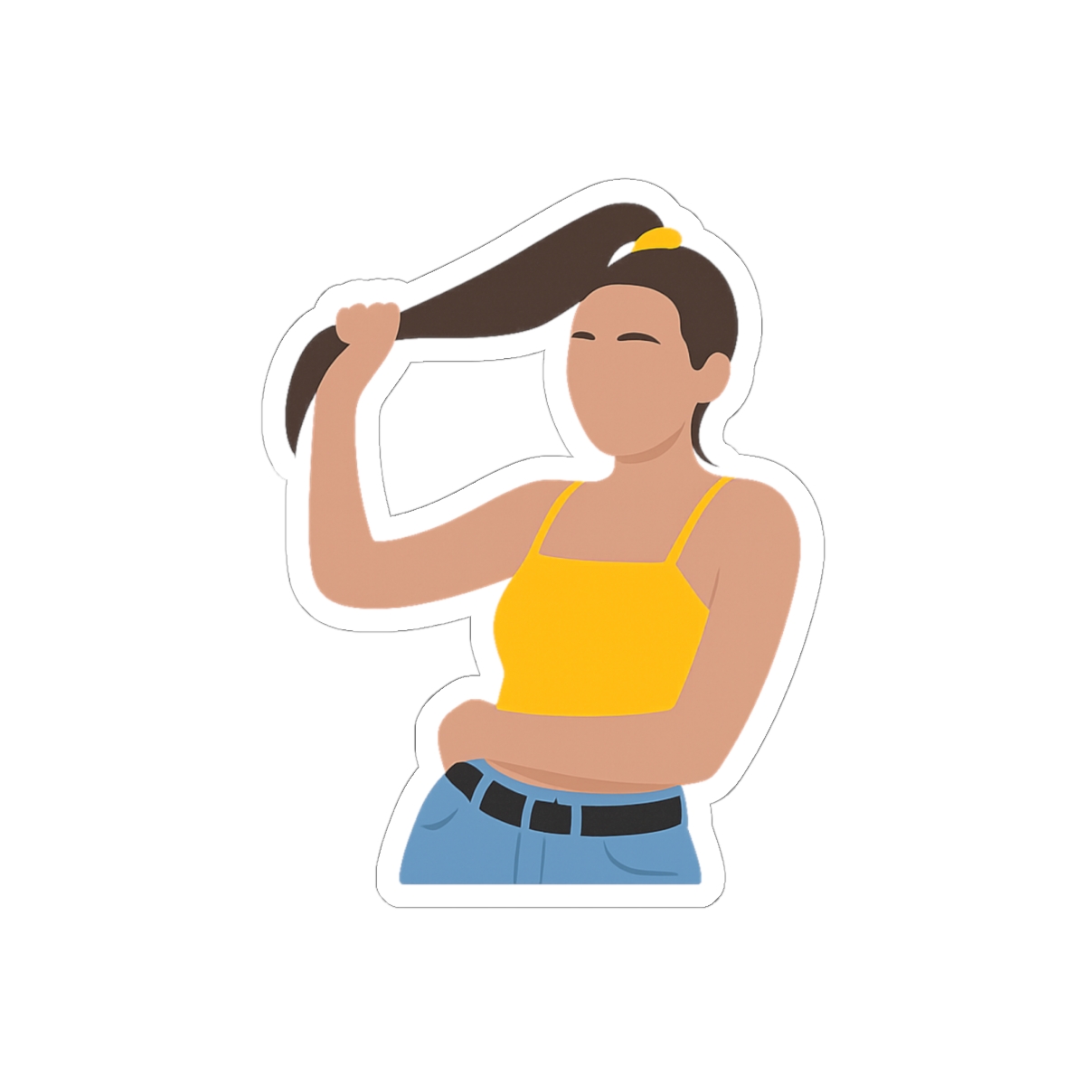 Emma Chamberlain Minimalist Sticker | Bold Vinyl Decal